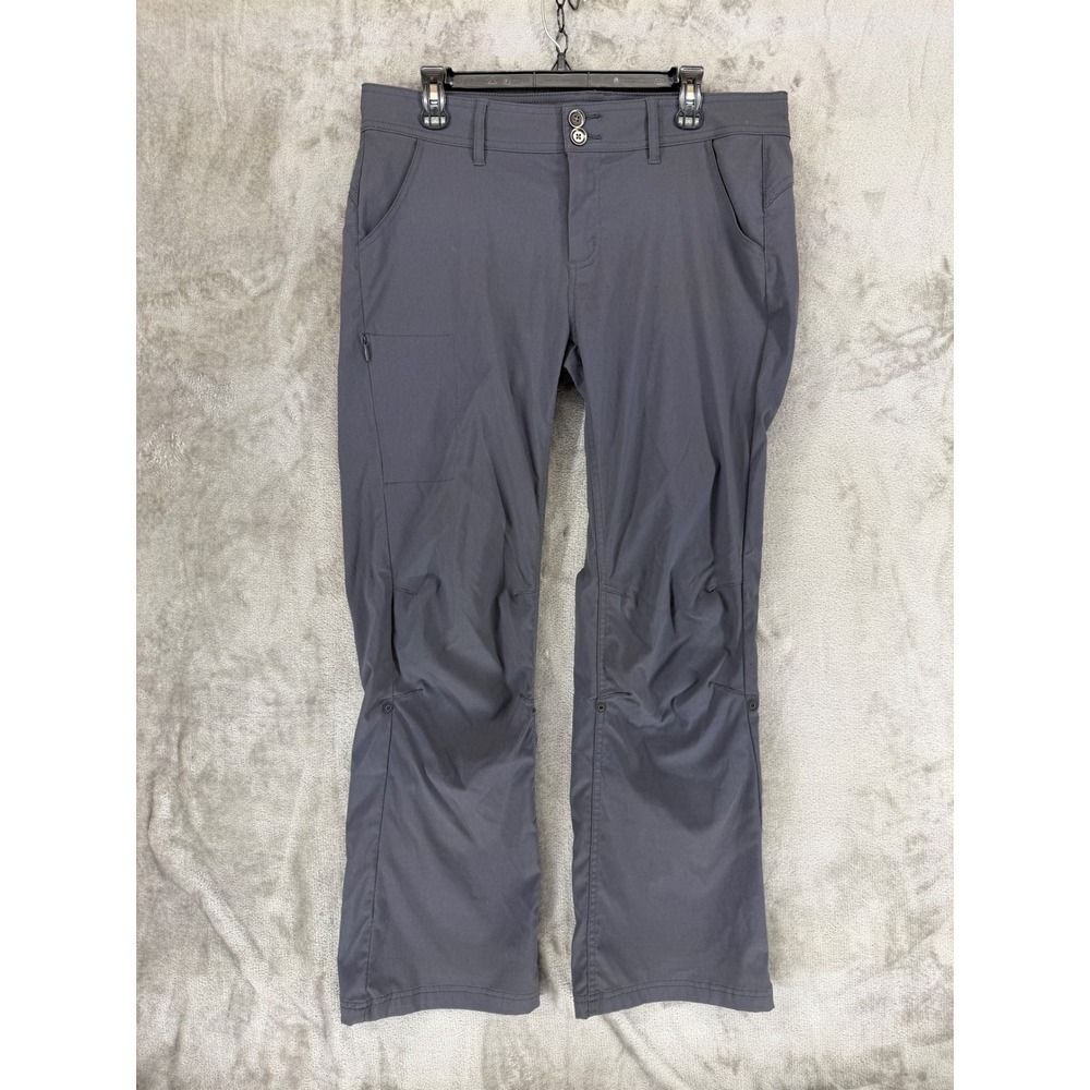 Prana Halle Straight Leg Hiking Pants Charcoal Gray Womens Size 14 W4HARG113